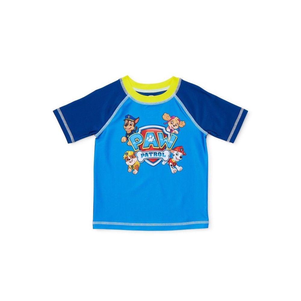 Paw Patrol Baby  Boys Rashguard Swim Shirt 3-6,6-9 Months NWT